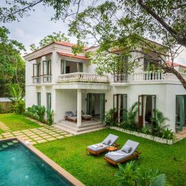 La Branca by The Blue Kite - Luxurious 4 BHK villas near Peaceful Morjim Beach, with Private Pool, Big Garden, Security, Kitchen, Wifi, Terrace