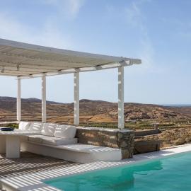Lea Villas Mykonos，位于Merchia Beach的酒店