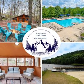 Premier Cozy Cabin - Free Amenities & Comm Indoor Pools，位于布什基尔的酒店