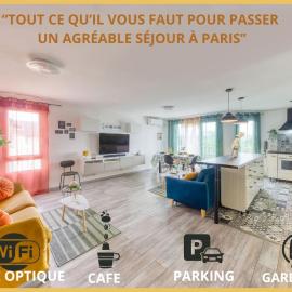 Paris Family & Friends - Gare à 5 Minutes - Parking，位于勒布尔热的酒店