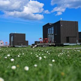 Tiny House Nature 1 Innenlage - Green Tiny Village Harlesiel，位于卡罗利嫩西尔的酒店