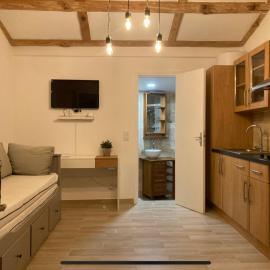 Cosy studio tiny house, parking Mougins, proche Cannes，位于穆然的酒店