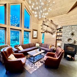 Myrkdalen Lodge II, luxury family cabin ski in and out，位于赫尔甘屯的酒店
