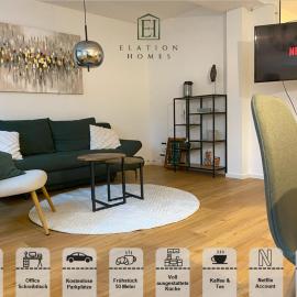 traumhafte Business & Relax Wohnung direkt im Stadtkern Oettingens by Elation Homes，位于Oettingen in Bayern的酒店