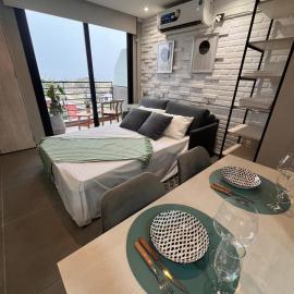 Monoambiente con vista al rio，位于波萨达斯的酒店