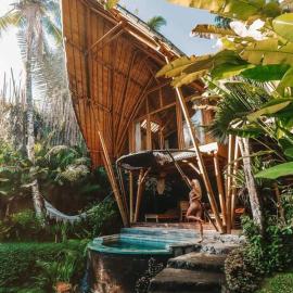 Eco Bamboo Island Bali - Bamboo House #1，位于Selat的酒店