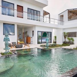 Kamalie Bali Villa 4 élégant rooms, rice Fields ,Ocean , Pool, jacuzzi, Rooftop and Staff to take care of you