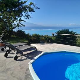Villa Blue Horizon Moorea，位于Teavaro的酒店