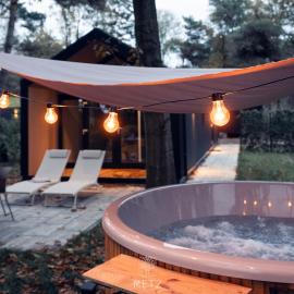 Sallands natuurhuisje Hellendoorn hottub Metz，位于Haarle的酒店