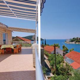 Awesome Apartment In Brna With House Sea View