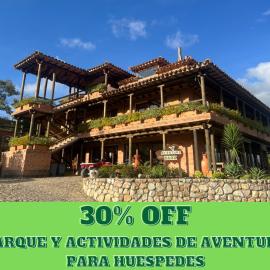 Hotel, Bungalows, Chalet y Cabañas Aventura Park Villa De Leyva La Periquera，位于莱瓦镇的酒店