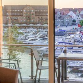 Hafenidylle - Apartment in der Hafenresidenz mit Balkon & Wellness