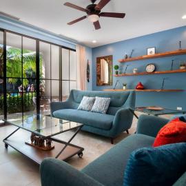 Nicely Decorated Ground-Floor Unit in Front of Pool at Pacifico in Coco