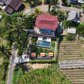 Pondok Is Oke Ricefild View Bungalow，位于外南梦的酒店