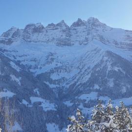 Chalet le Grenier des Crosets, Vue exceptionnelle sur les Dents du Midi，位于尚佩里的酒店
