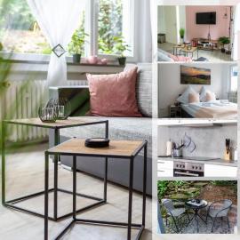 BEST STAY moderne Stadtwohnungen in Hünfeld - Küche, Schlafsofa, Terrasse oder Balkon WLAN Smart TV，位于欣费尔德的酒店