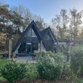 Bungalow for 12 guests on holiday park Vosseven，位于斯特兰普罗伊的酒店