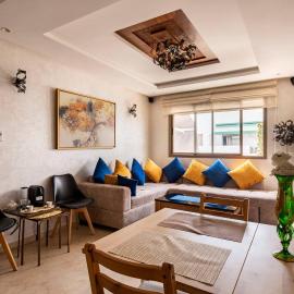 Casa Lilas Free Parking & Gym & Optical Fiber Oldtown 5 mn Walk，位于拉巴特的酒店