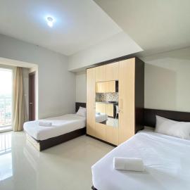 Private and Spacious Studio Room at Skyland City Jatinangor By Travelio，位于Sumedang的酒店