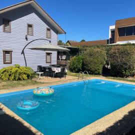 Cabaña con tinaja - piscina privada - estufa - cerca de playa，位于迪卡托的酒店