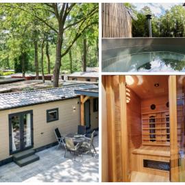VELUWE HOENDERLOO LUXURY CHALET WITH PRIVATE SAUNA AND HOT TUB - Swimming Pool Tennis Court Supermarket Bowling Alley Theatre and Entertainment for Children，位于洪德洛的酒店