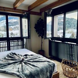 Dora o wellness o mountainview o lake Lucerne，位于Ingenbohl的酒店