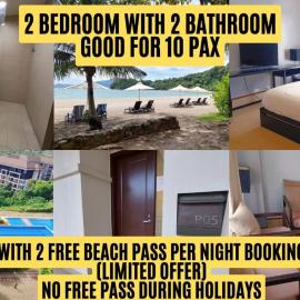 Sea Breeze Verandas at Anvaya Cove Penthouse Unit with Complete Sea View，位于莫龙的酒店