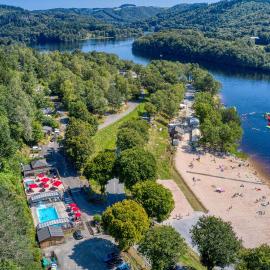 Camping La Plage，位于Treignac的酒店