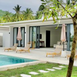 W&W Private two-bedroom villa with swimming pool，位于Lemonga的酒店