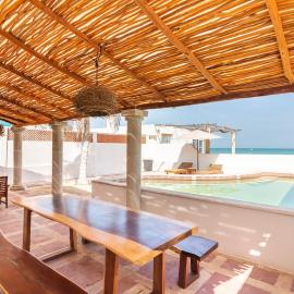 Casa para descansar y disfrutar la vida en el mar，位于Chuburná的酒店