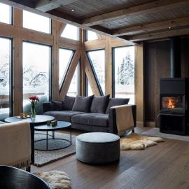 Ski-in/Ski-out | Wi-Fi | Sauna | Wood Stove，位于洛夫斯达伦的酒店