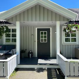 Familievennlig leiligheten leies ut på Sørlandet.