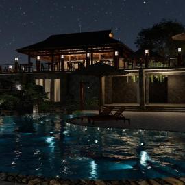 Phố Núi Tú Lệ Retreat onsen & spa，位于Văn Chấn的酒店