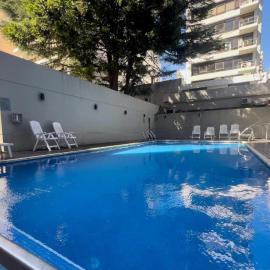 Departamento 3 amb para 5 personas con gimnasio, cochera y piscina