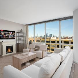 Ultra Luxury Apt - Panoramic NYC View - Minutes to City，位于霍博肯的酒店