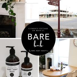 Clements Cottage on Main St. Bare bnb by Bare Body Beauty co.