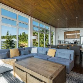 Les Chalets du Massif de Charlevoix，位于圣弗朗索瓦小河的酒店