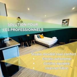 BtoBed - Location Professionnelle - 2 Studios Confort - Proche Parc des Expos et Stade de France，位于勒布尔热的酒店