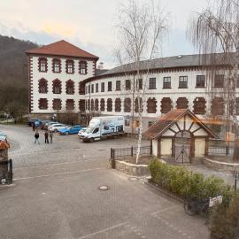 Pension am Schloss，位于迈宁根的酒店