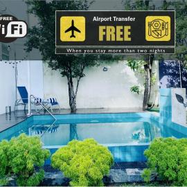 3M Poolside Villa FREE Airport Tansfer -Stay more than TWO Days，位于Kandana的酒店