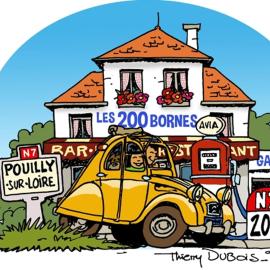 Logis Hôtel Les 200 Bornes，位于卢瓦尔河畔普伊的酒店