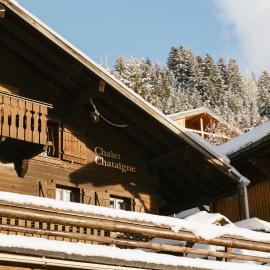 Chalet Châtaigne - Shared Catered Chalet，位于沙泰勒的酒店