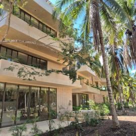 Chic apartment in Aldea Mayab with Lagoon access and private splash pool，位于Xul-Ha的酒店