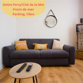L'Atelier maritime, Studio 2min Ferry & La Cité de la Mer, Cherbourg, Intendance Luxury Host，位于瑟堡的酒店