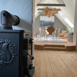 Cozy big apartment，位于布洛克胡斯的酒店