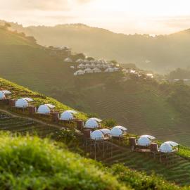 The View Homestay Monjam เดอะวิว โฮมสเตย์ม่อนแจ่ม，位于Mon Jam的酒店