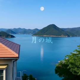 月の城Moon City最大10名様まで絶景とBBQを満喫，位于Bizen的酒店