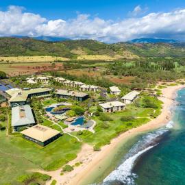 Pool Garden View Lanai, Beachfront 4-Star Resort, King Bed, Lanai, AC, Pool, Restaurant, Gym, Spa