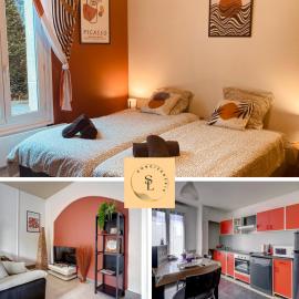 T1 Confortable avec parking, proche Lyon, Idéal couples ou travailleurs，位于科尔巴斯的酒店