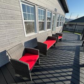 Maison vue Fleuve 4 chambres deux pas du traversier !，位于圣西蒙的酒店